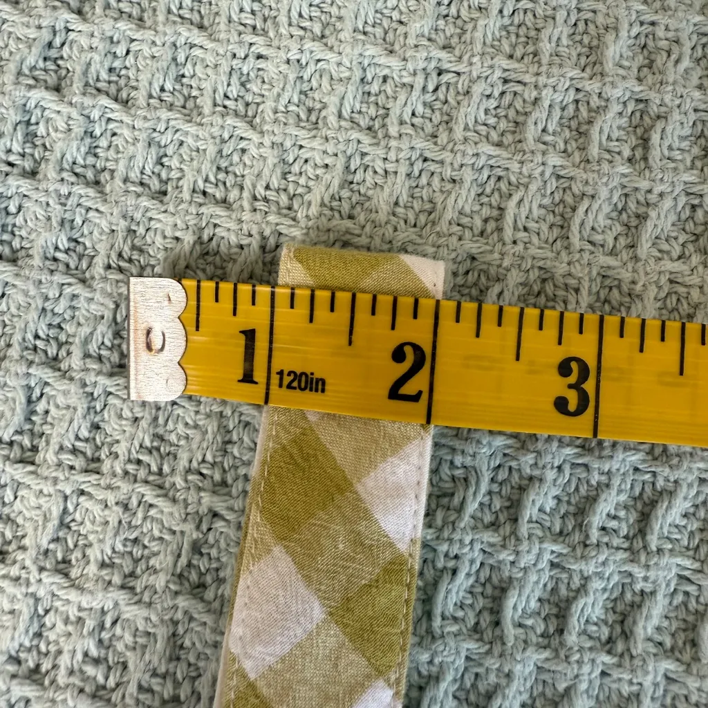 Aerie Gingham Corset Tank Top Womens Medium Green Gingham Shirt Cropped Western - Image 8