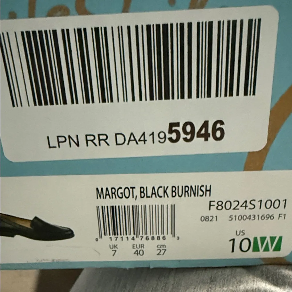 LifeStride Margot Loafers Black Burnish | Size 10W | Comfort Slip-On Shoe - Image 10