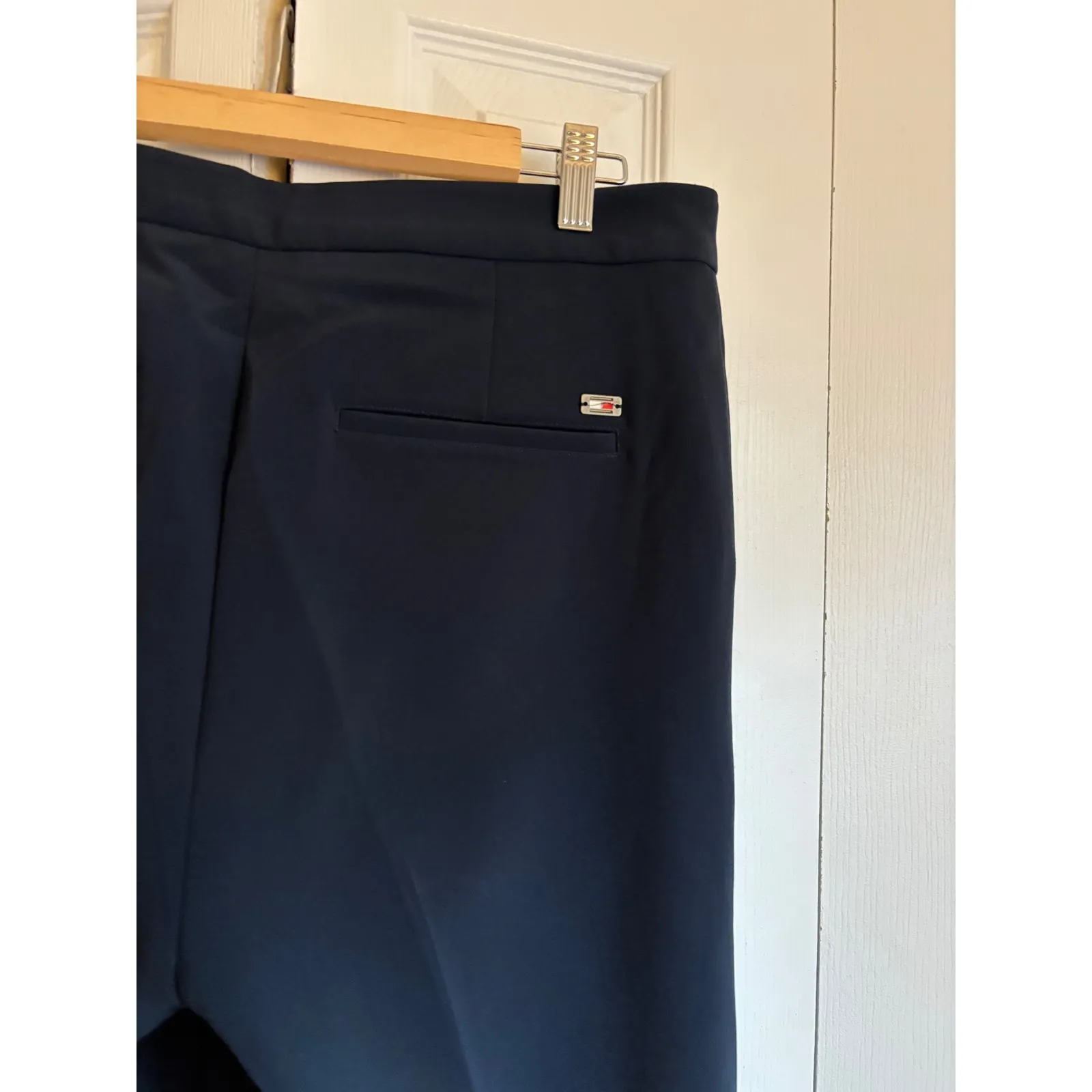 Tommy Hilfiger Navy Blue Flare Dress Pants – Size 8 - Image 3