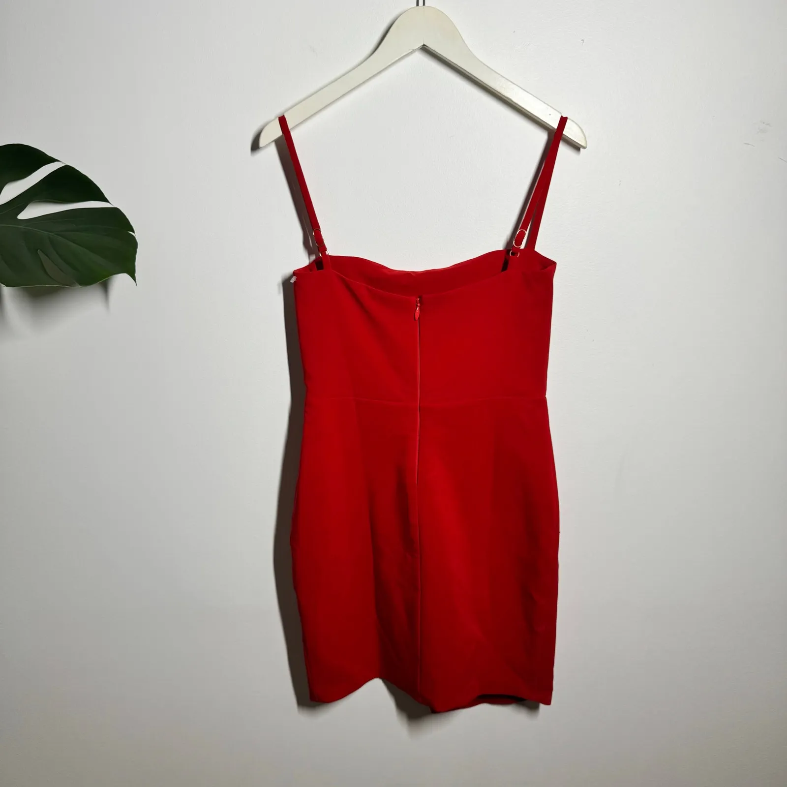 NOOKIE Dress Women M In Red Flame The Billie Mini Going Out Party Cocktail NWT - Image 2