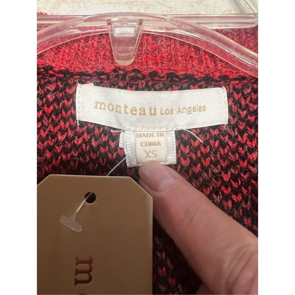 Monteau Open Cardigan Sweater Sz S  NWT - Image 7