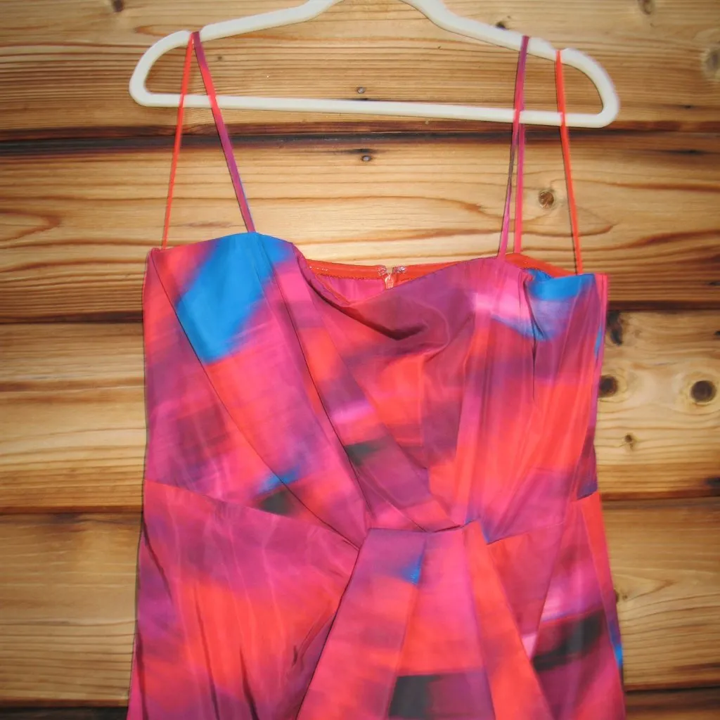 NWT Amur Finnegan Bow Mni Dress Red Size 14 - Image 6