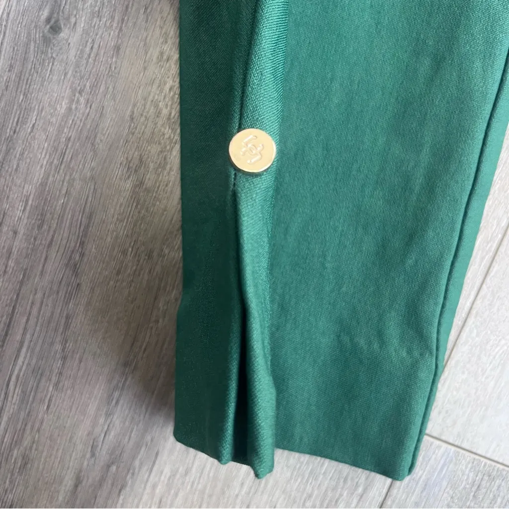 Chicos Pants Womens 0.5R US 6R Green Pull On High Rise Slimming Stretch Career - Image 5