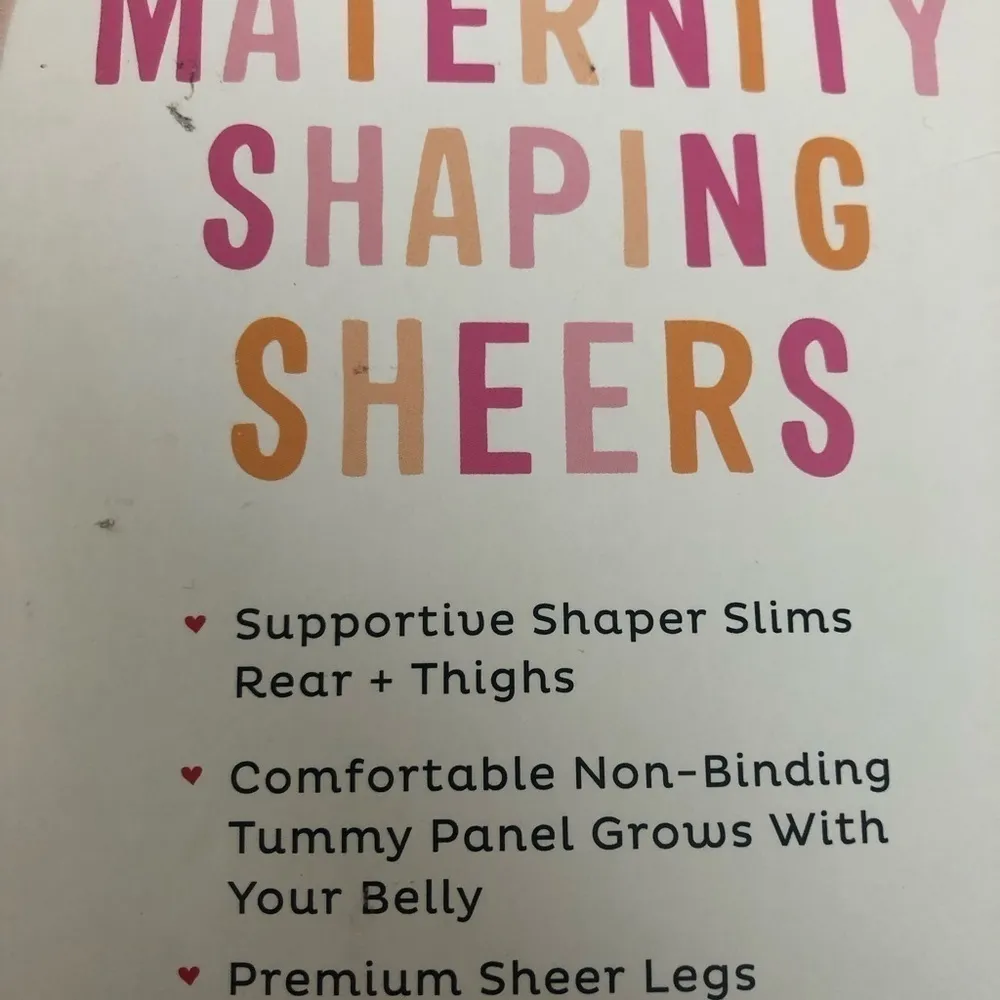 Spanx Assets Maternity Shaping Sheers Tummy Panel Sz. 1 95 - Image 4