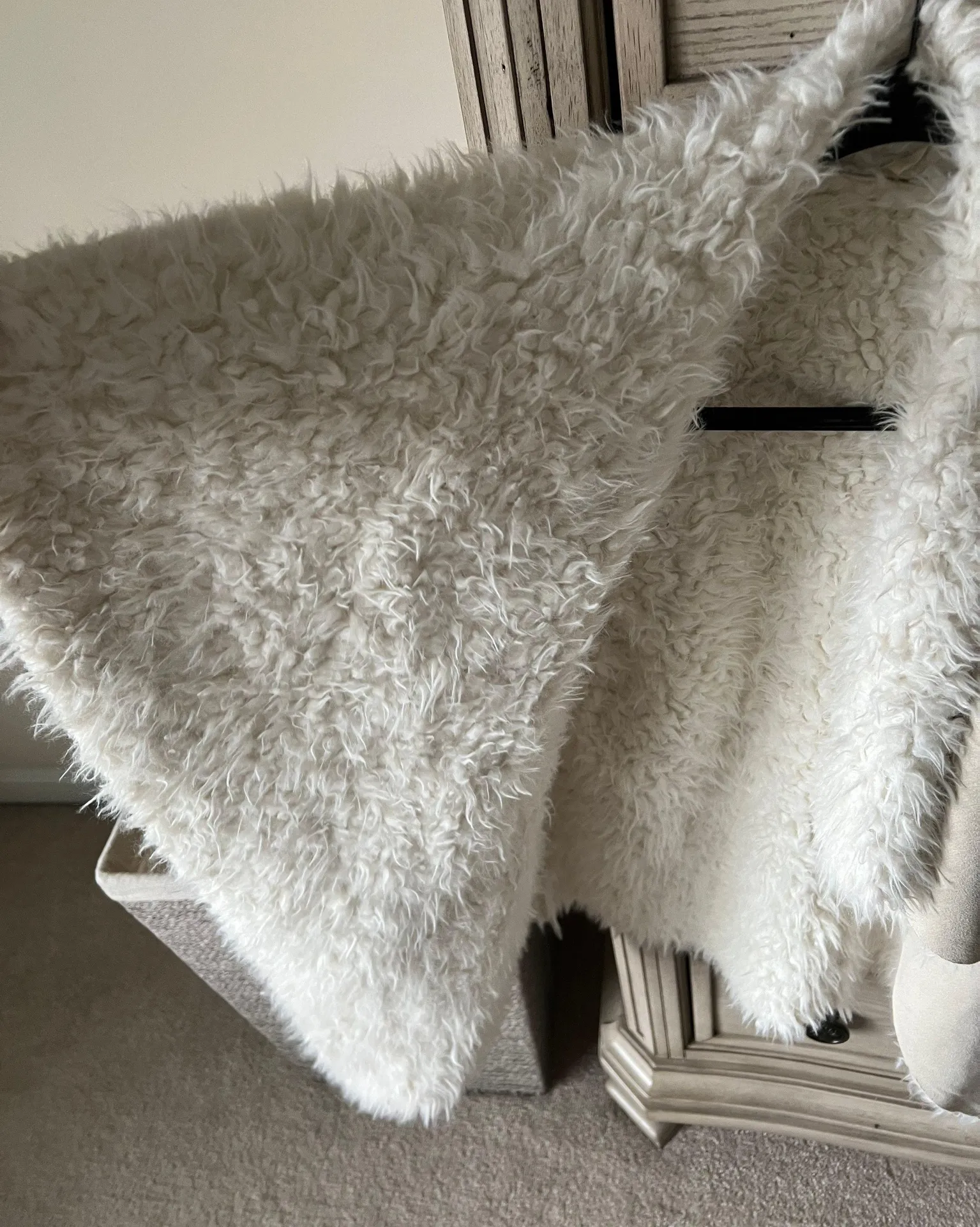 Cream Furry Vest - Image 4