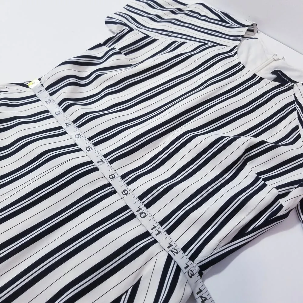 Club Monaco Striped Midi Dress - Image 6