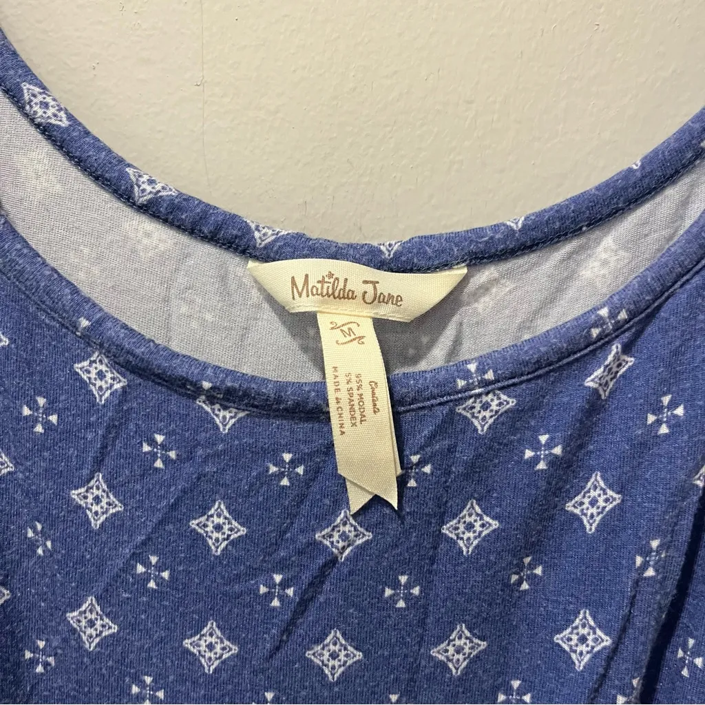 Matilda Jane lets go together jumper Women’s Medium Blue Boho Spaghetti Strap - Image 3