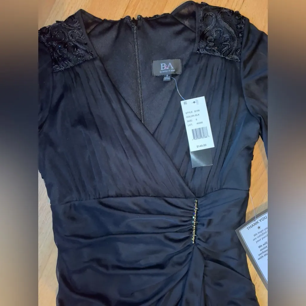 Macy's Chic Black Dress - Image 3