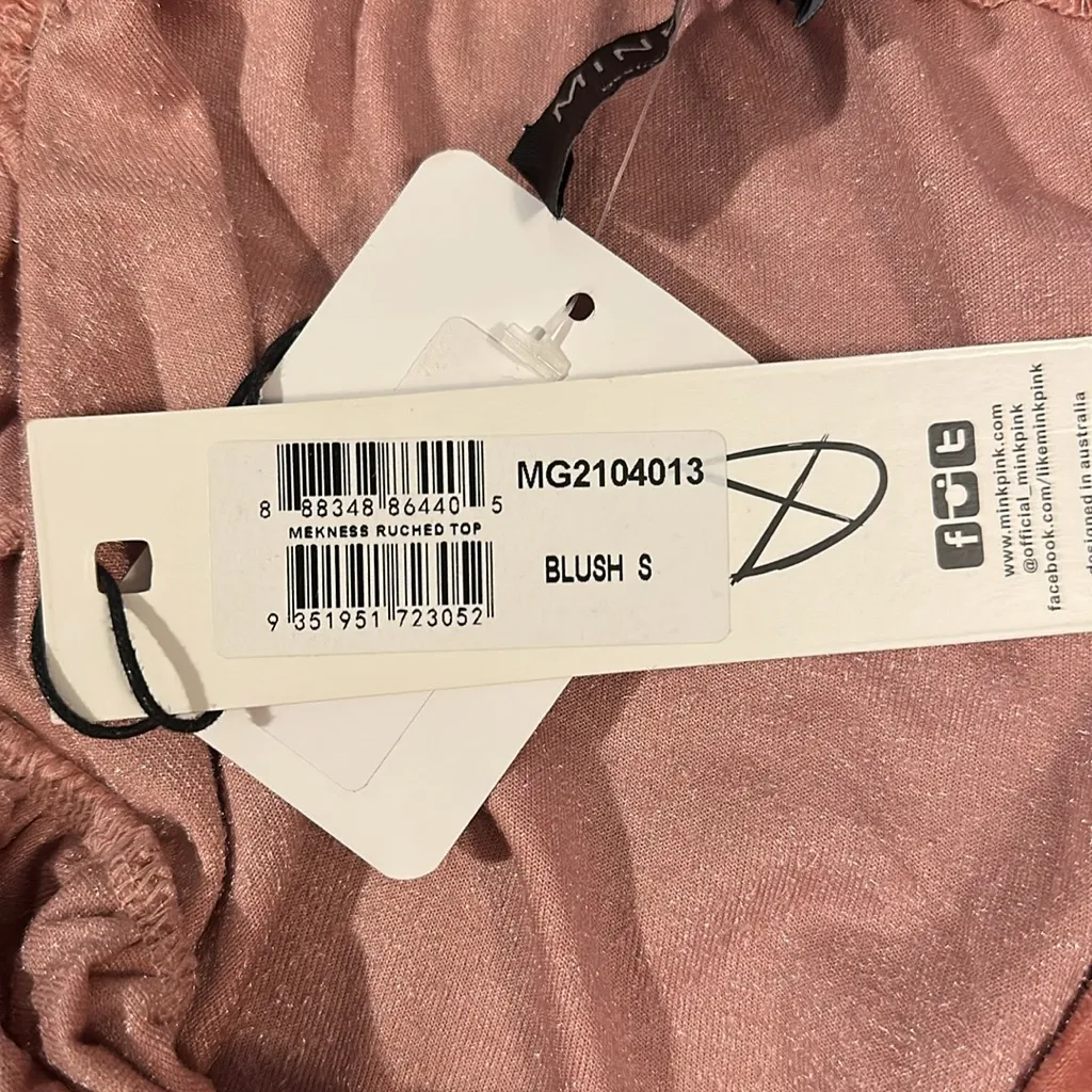 Minkpink Mekness Ruched Top in Blush! - Image 6