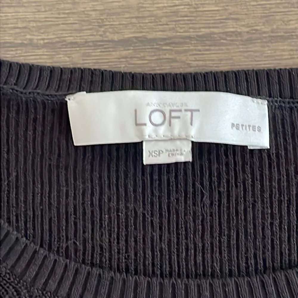 Petite Black Peplum Sweater - Size XSP - Image 6