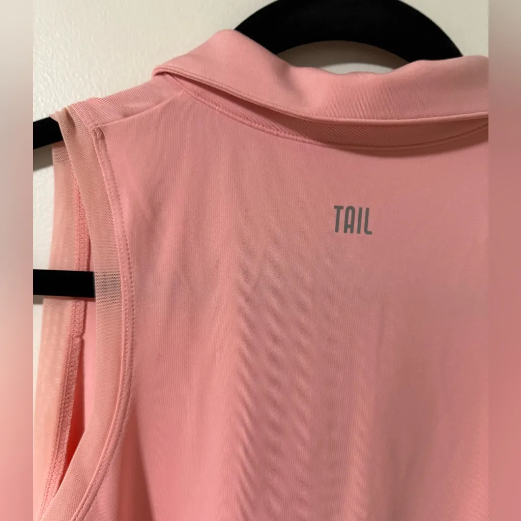 NWT Tail Phoenix Suella Racerback Polo Dress in Quartz Pink Size L Size L - Image 10
