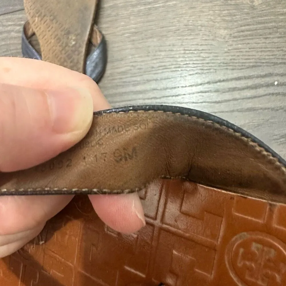 Tory Burch Women’s 9M Blue Thora Sandals - Image 5