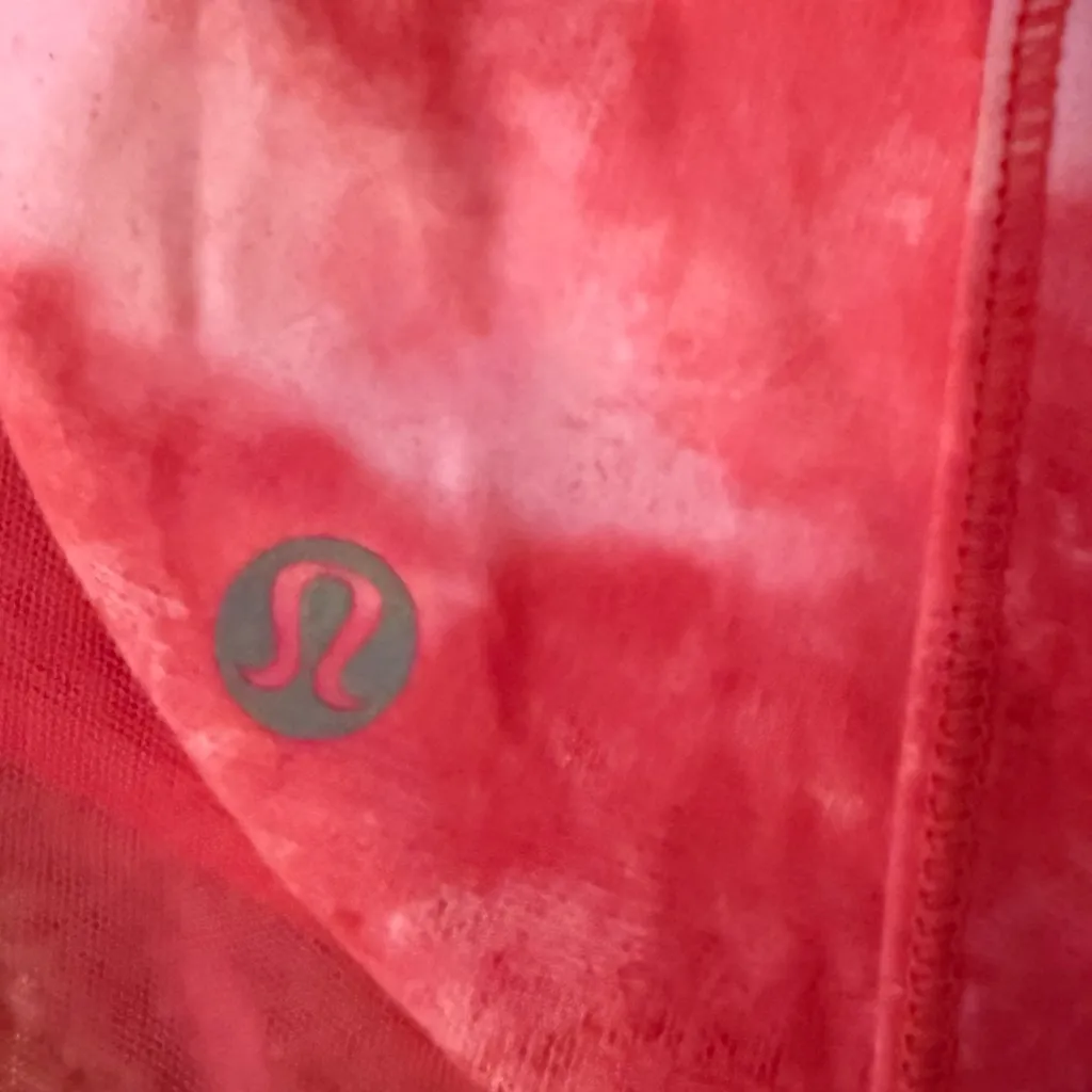 Lululemon Beat The Heat Shorts Tidal Trip Boom Juice Pink Size 10 | 2016 Retired - Image 8