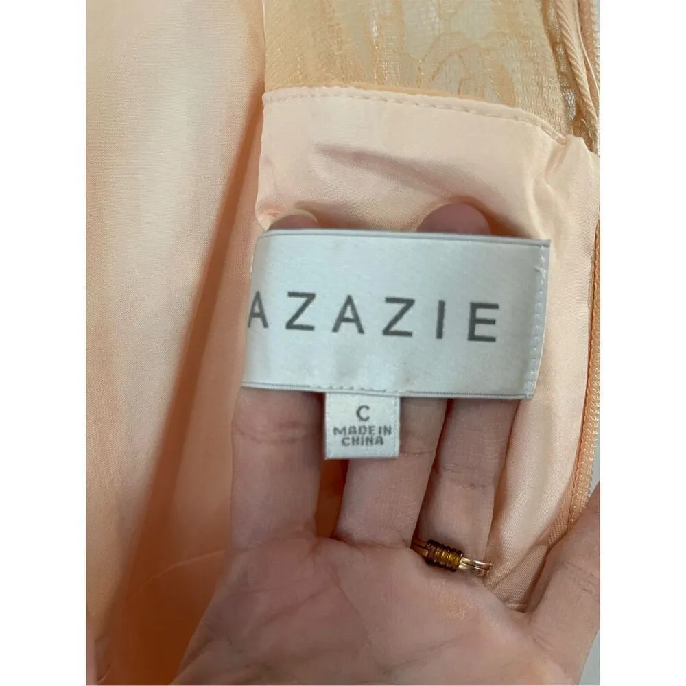NWT AZAZIE Bridesmaid Gown in Peach Size S/XS - Image 12