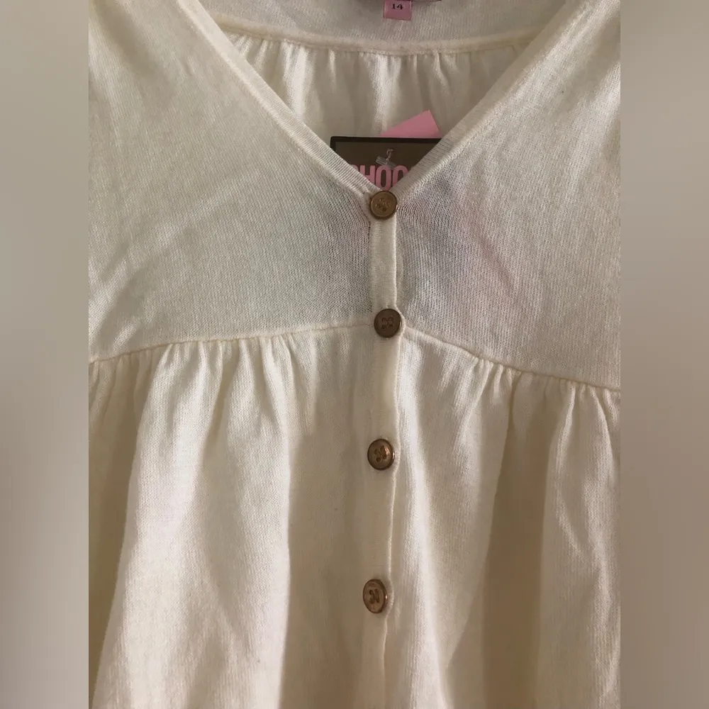 Juicy Couture Cream Cardigan Top - Image 4