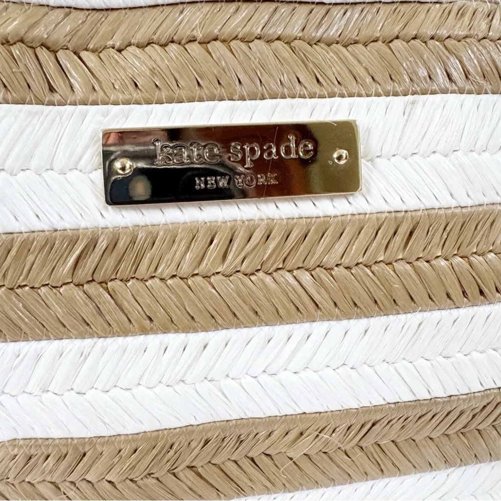 kate spade new york Catherine Street Straw Pippa Top Handle Shoulder Bag - Image 15