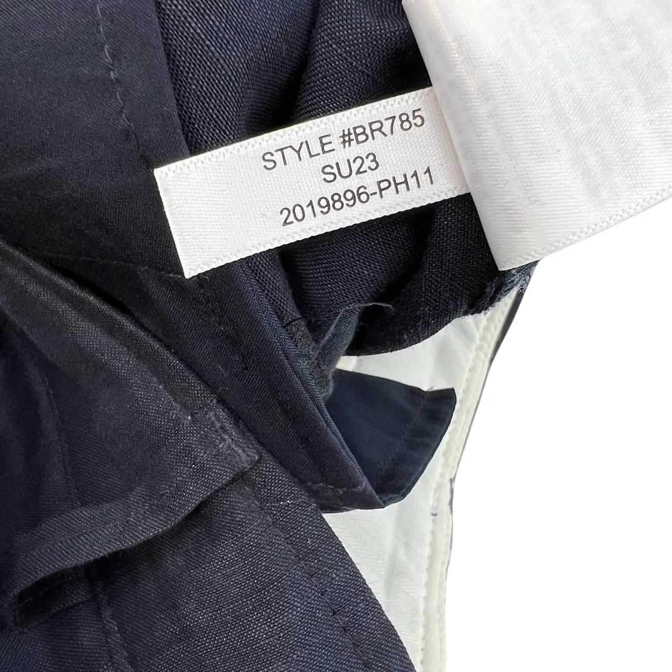 J. Crew Collection Marie‎ Marot Wide-Leg Pant Italian Line Blend Navy Blue 12 - Image 14