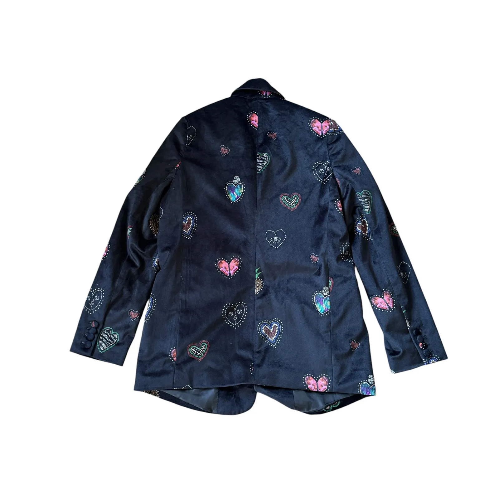 Farm Rio Velvet Hearts Blazer - Image 5