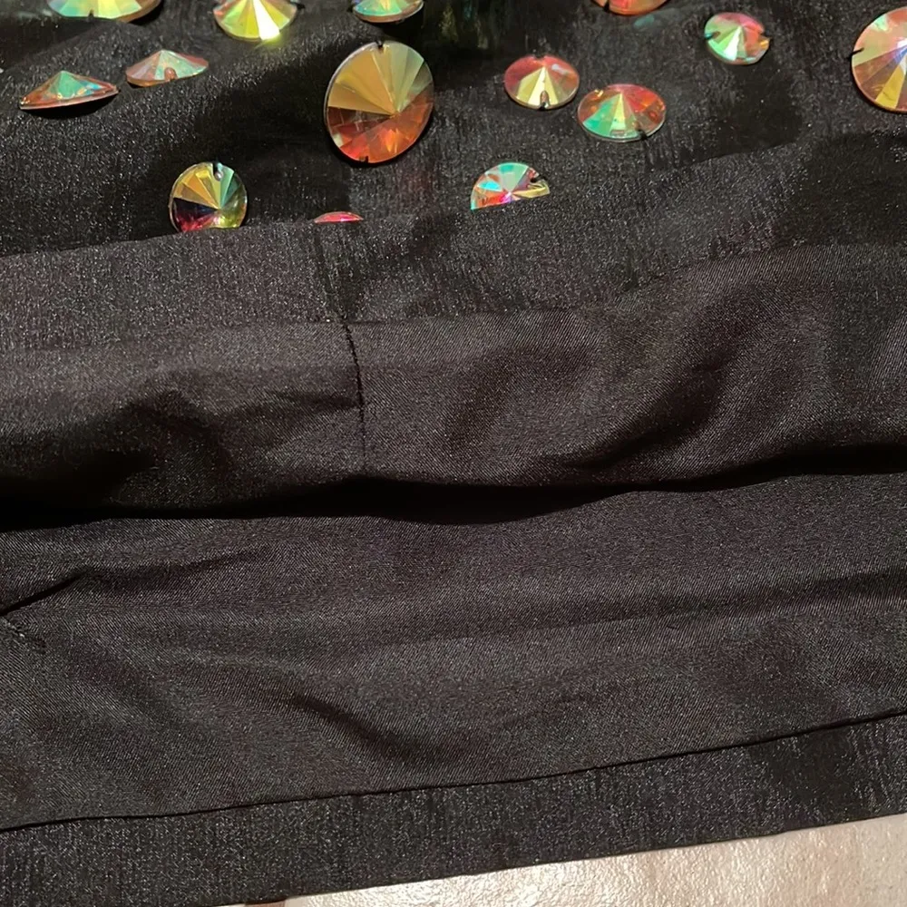 Jovani Strapless Rhinestone Mini Dress - Image 8