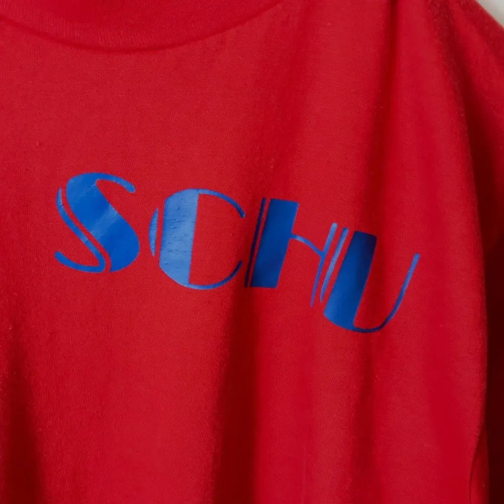 70s Vintage SCHU Gado Gol Fers T Shirt Single Stitch USA Military Plane Large L - Image 10