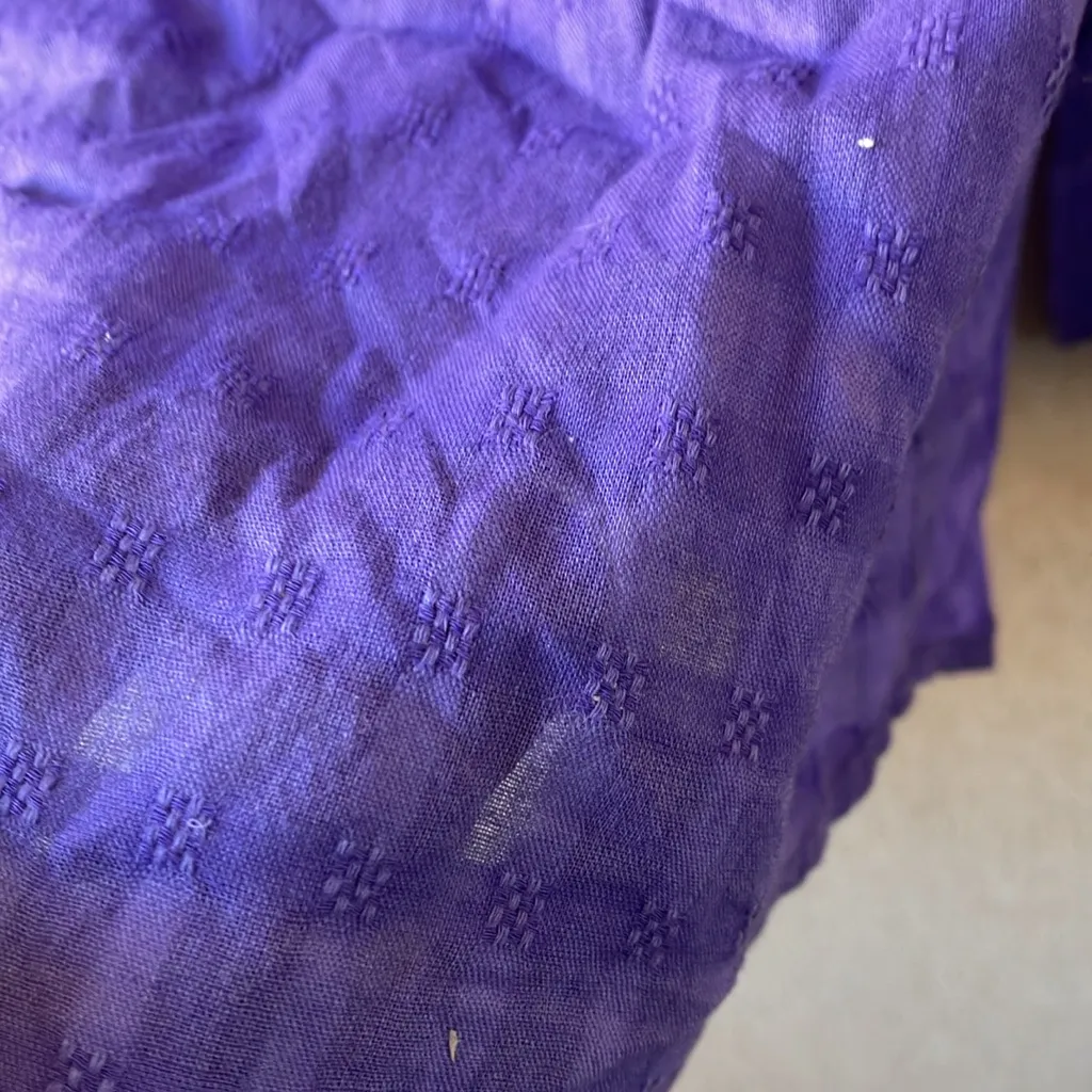 FINAL MARKDOWN Ladies Coldwater Creek Rich Purple Top medium - Image 4