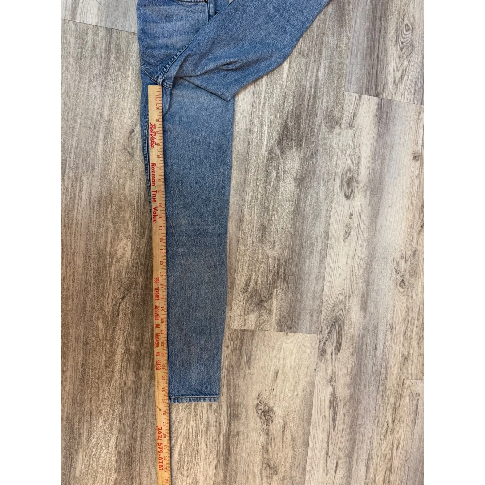 Reformation Serena High Rise Skinny‎ Jeans Maya Wash Denim Womens Size 26 - Image 9