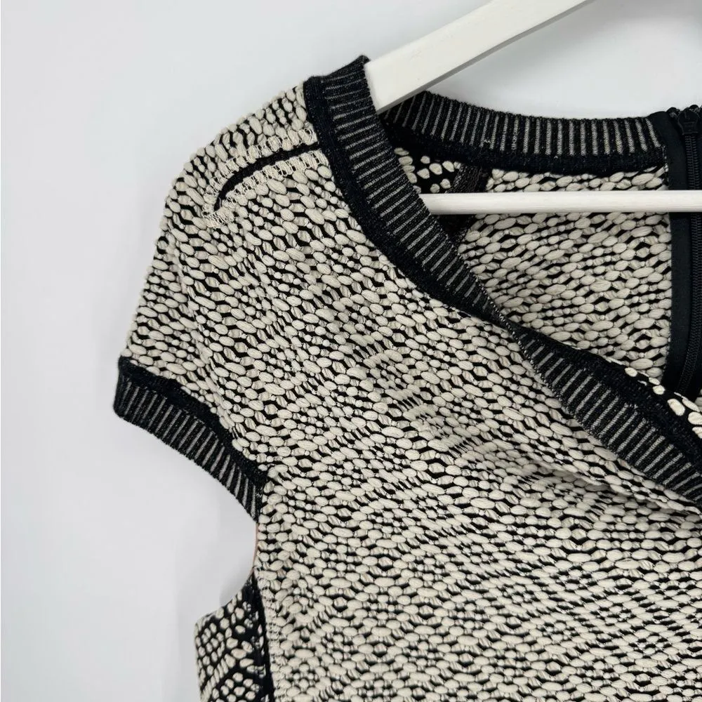 BYRON LARS Beautymark Anthropologie Josette Bodycon Pencil Dress Sz 12‎ Black - Image 4