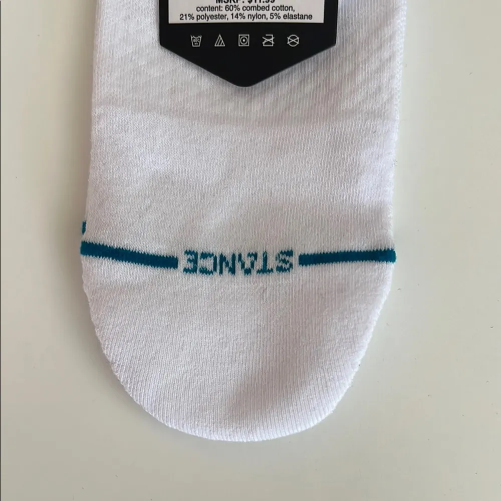 Stance Lowrider Cotton Quarter Casual Women's Socks White - Image 5