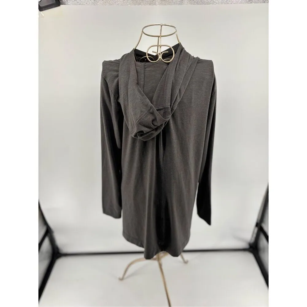 Duluth Trading Company Women's Dry and Mighty Hoodie Tunic Gray Size Medium - Image 9