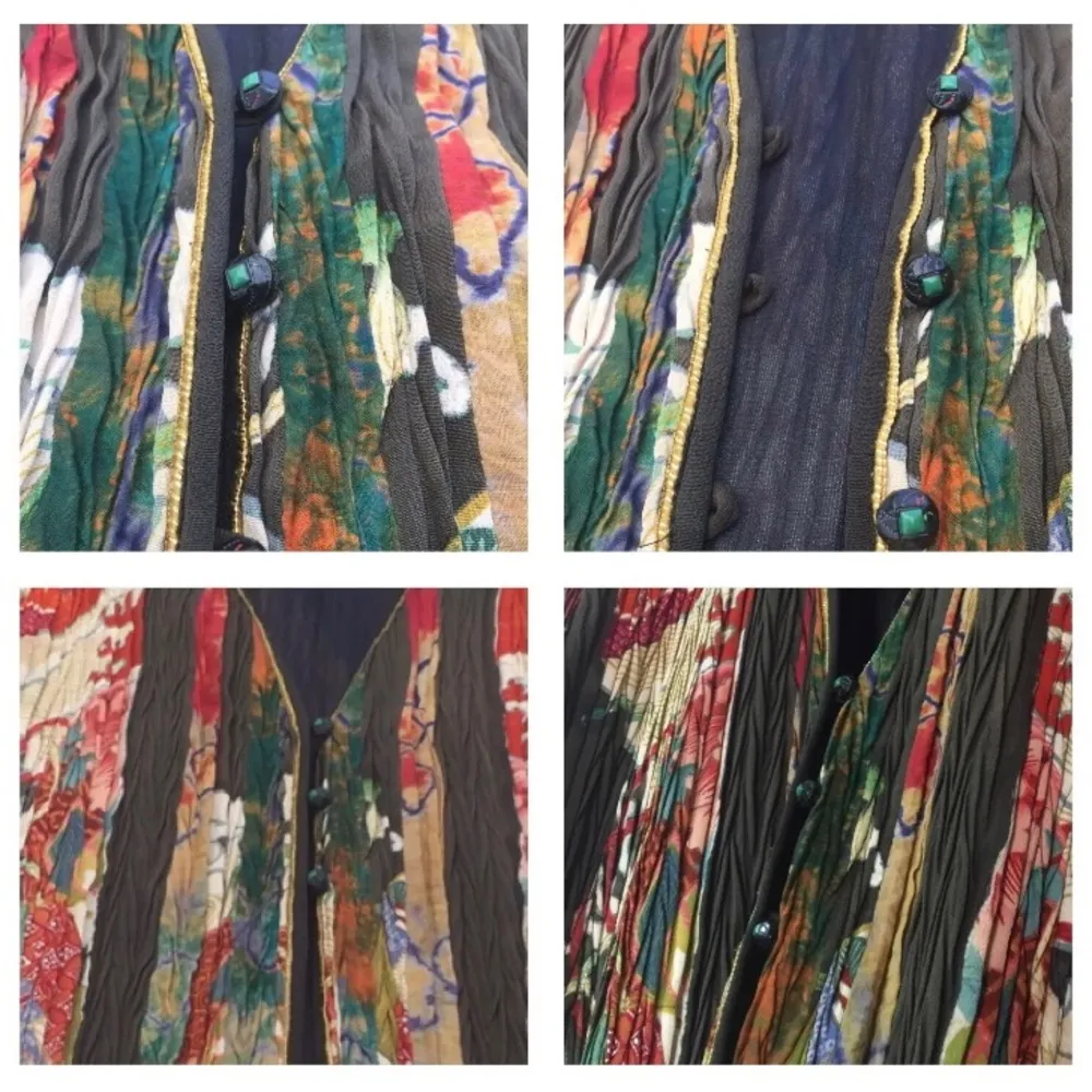 JANET KANEKO Long Jacket 👘 One of a Kind Art Garment Vintage Kimonos, O/… Black Size undefined - Image 2