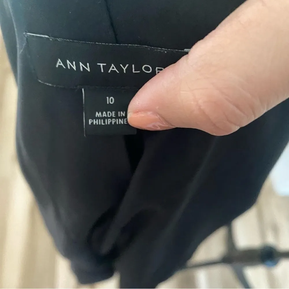 Ann Taylor Solid Gray Classic Fit Blazer - Image 4