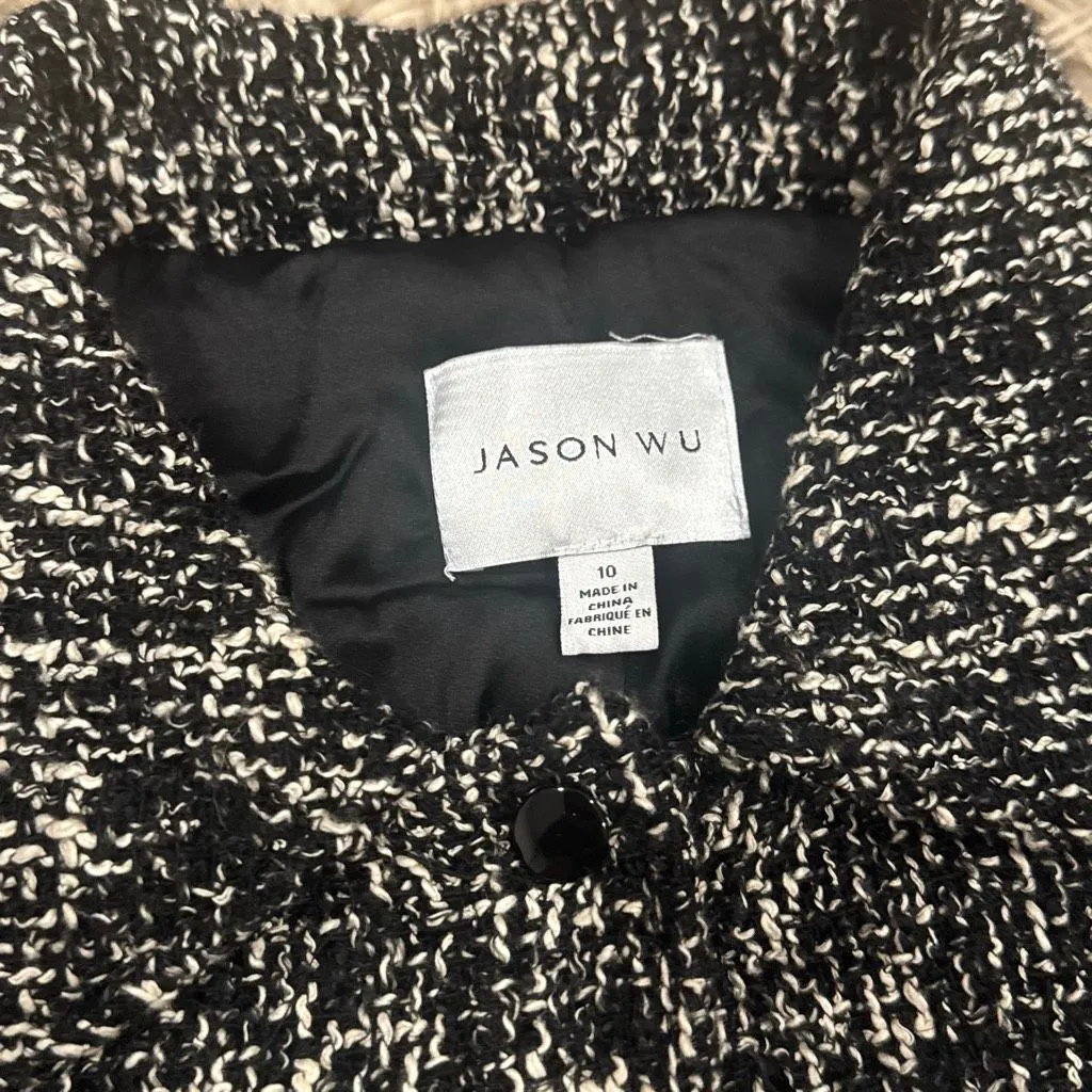 Jason Wu  woven tweed jacket size 10 - Image 3