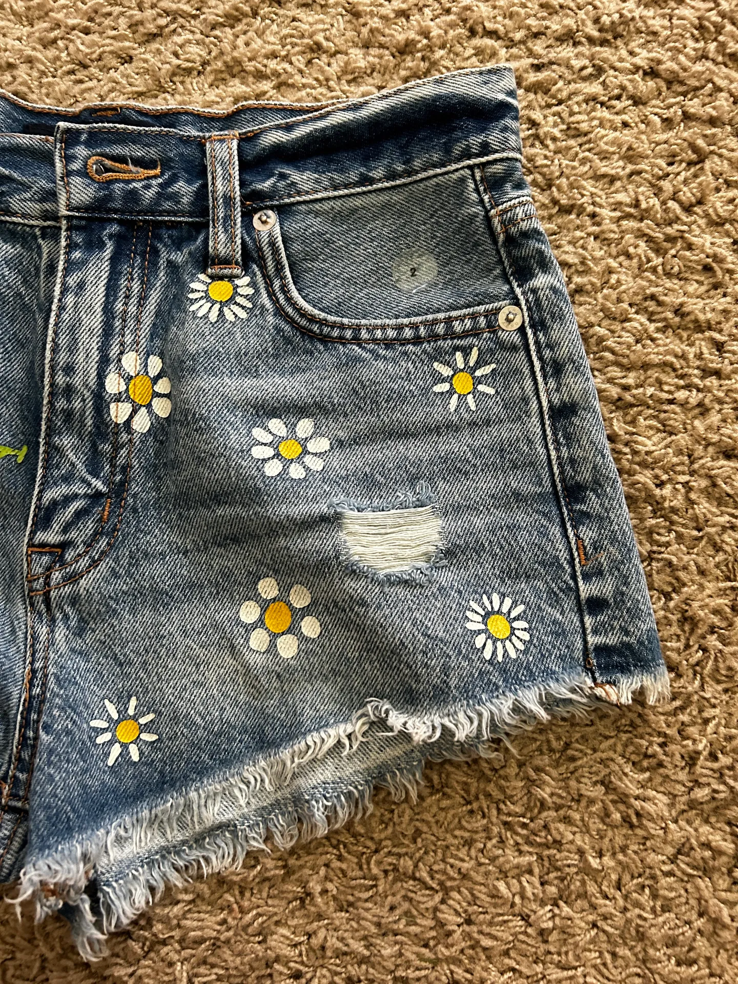 vintage jean shorts - Image 3
