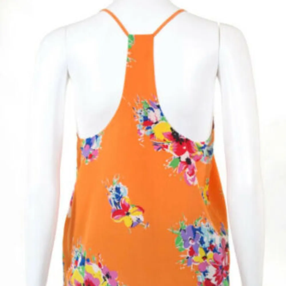POLO women's floral spaghetti strap flower v-neck - Image 2