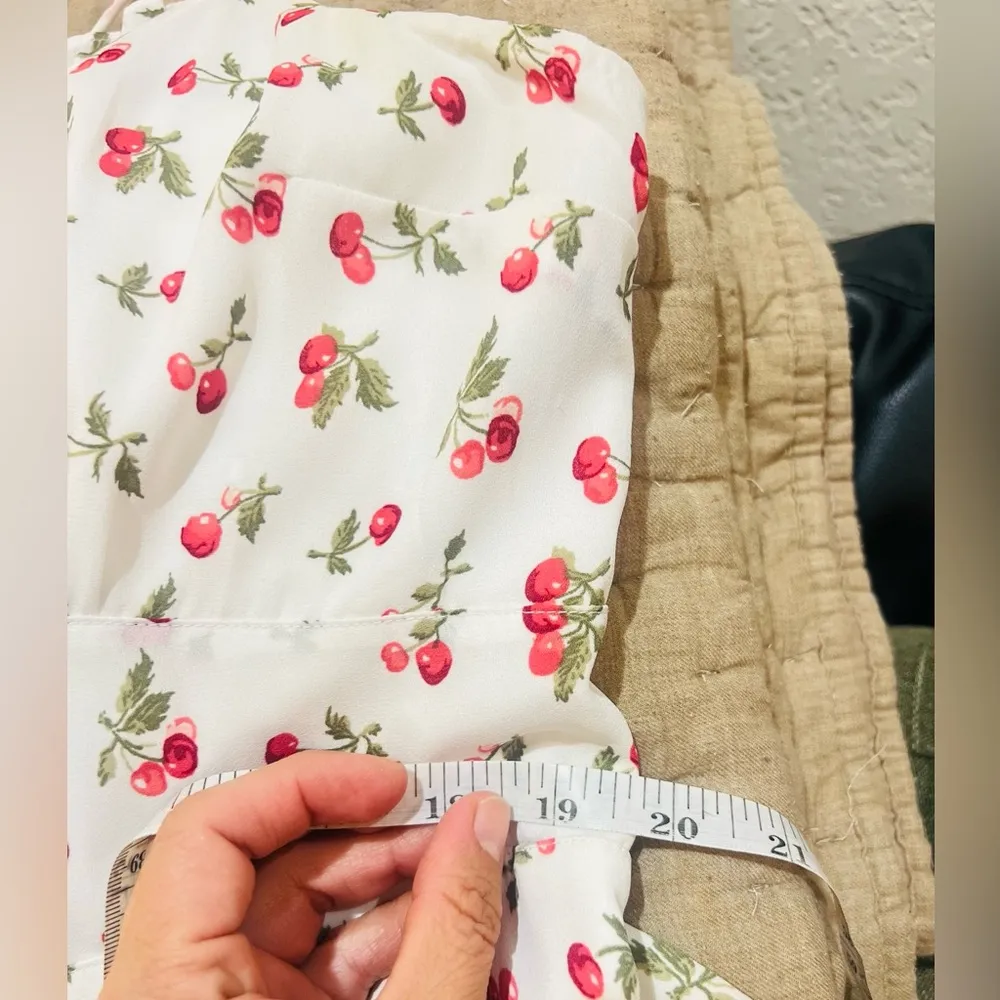 Abercrombie & fitch cherry  print mini adorable dress style it however u like - Image 9