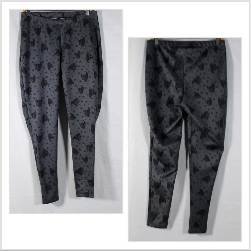 NWT Torrid Dark Gray Grey Gothic Edgy Black Skull and Star Plus Size 1 - Image 3