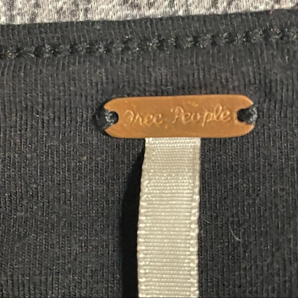 Free People Black Mini Skirt - Image 4