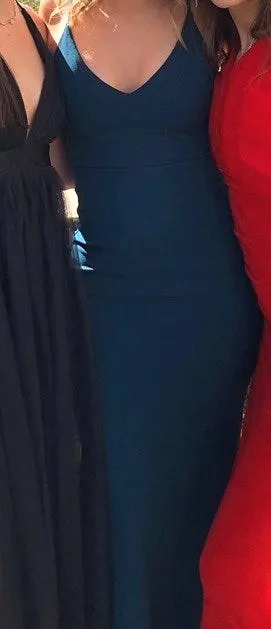 Lulus Emerald Green/ Blue Dress - Image 3