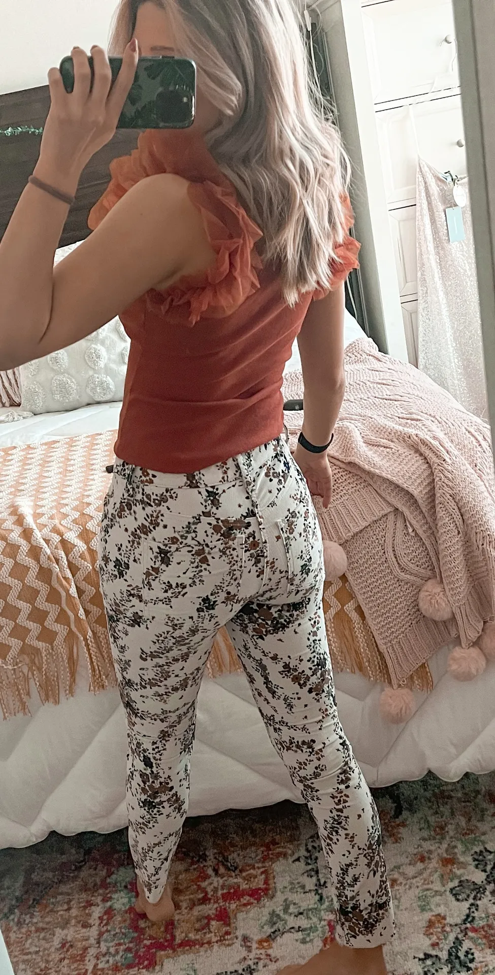 Corduroy Pattered Pants  - Image 4