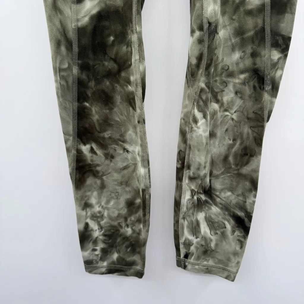 Lululemon Align High-Rise Pant with Pockets 25" in Diamond Dye‎ Light Sage Sz 4 - Image 5