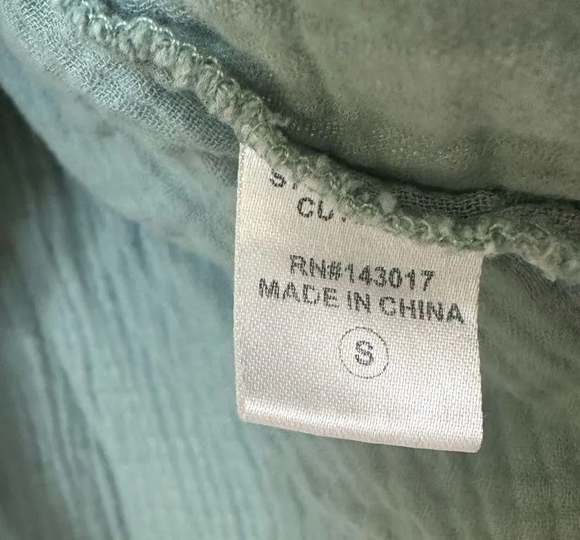 Ces Femme Green Gauzy Blouse - Image 4