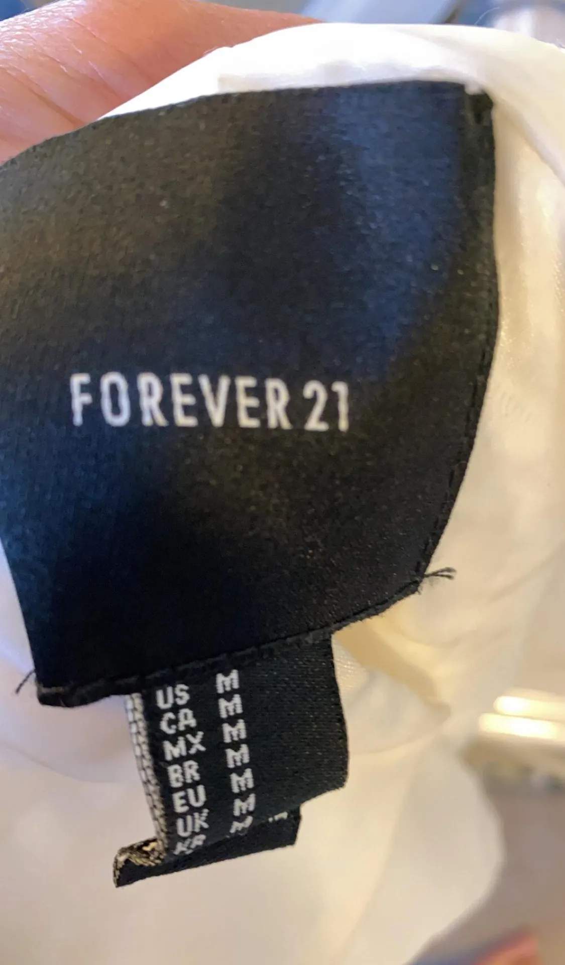 Forever 21 Fuzzy White Coat - Image 3