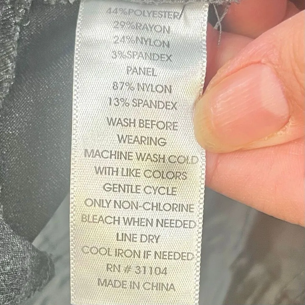 Kim Rogers Short Gray Pull-On Pants 16S - Image 7