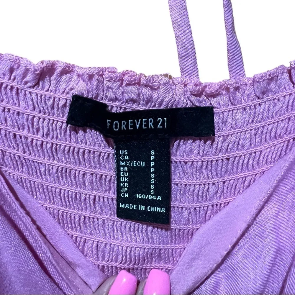 Forever 21 Pink Mini Dress Size Small - Image 2