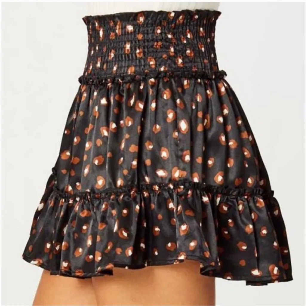 Altar'd State Black and Brown Mini Skirt - Image 3