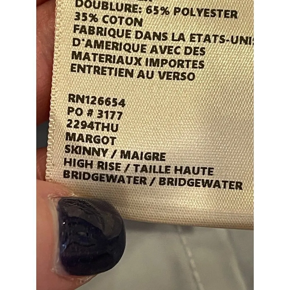 L'Agence Light Blue Margot Skinny High-Rise Bridgewater Cropped Jeans Size 25‎ - Image 10