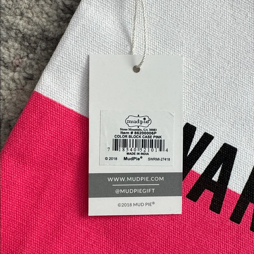 Mud Pie War Paint Color Block Case in Pink - Image 4