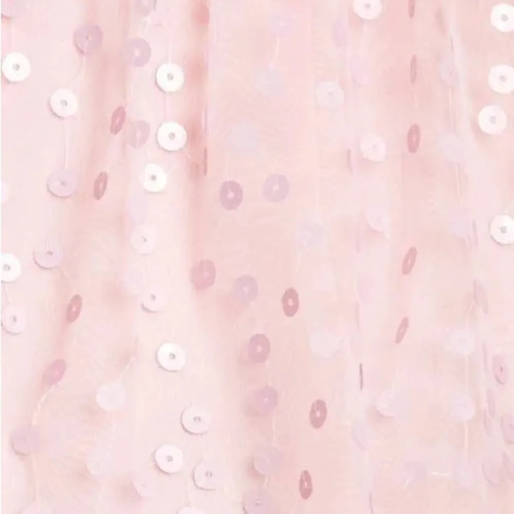 Cinq a Sept Jae Dress Pink Quartz Sequin Ruffle Party Prom size 8 - Image 5