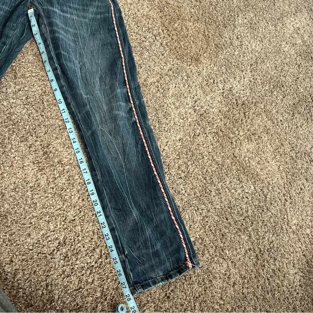 Anthropologie Pilcro Women’s Slim Boyfriend Jeans Side Rope Design Sz 27 - Image 10