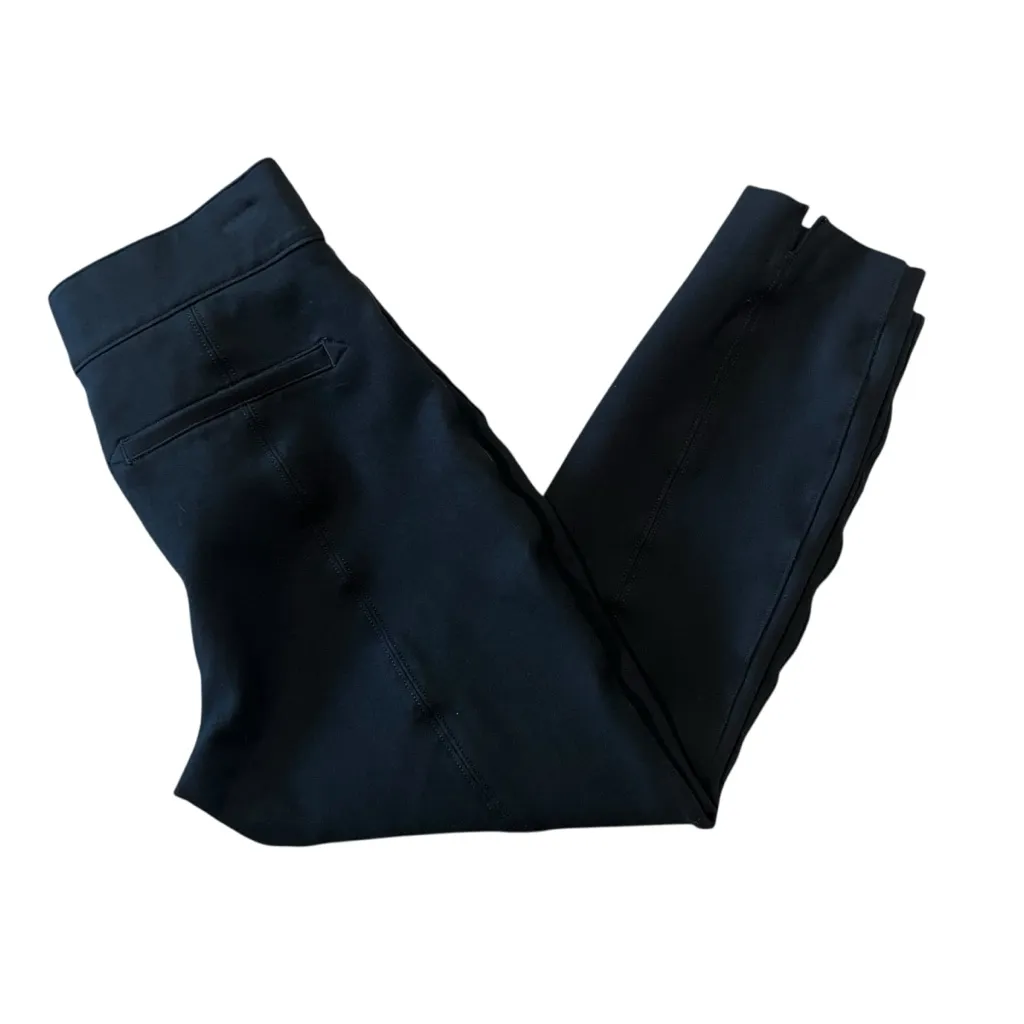 SPANX Pants Women’s Medium Cropped Black Ponte Slim Straight Pull On Stretch - Image 5